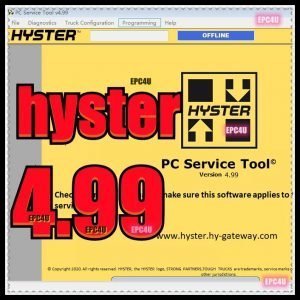 2021 newest Hyster Service Tool v 4.99 diagnostic and programming program + Login ID for More PC unlimited install